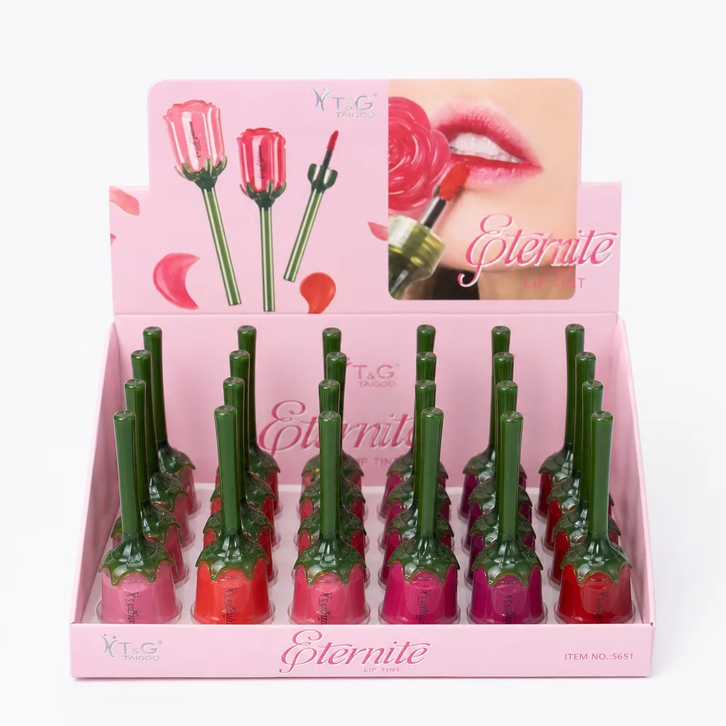 Tintas de Labios en Forma de Rosa