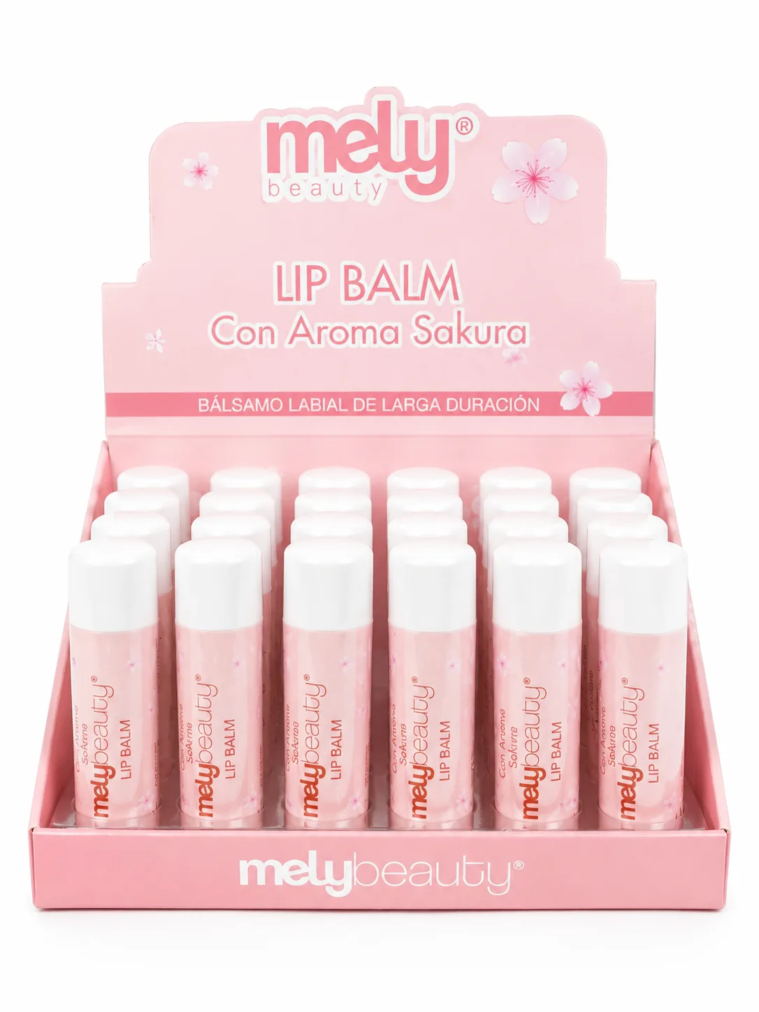 Bálsamo Labial Aroma Sakura Mely Beauty