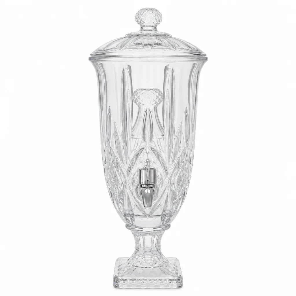 Dispensador de Bebidas de Cristal con Pico