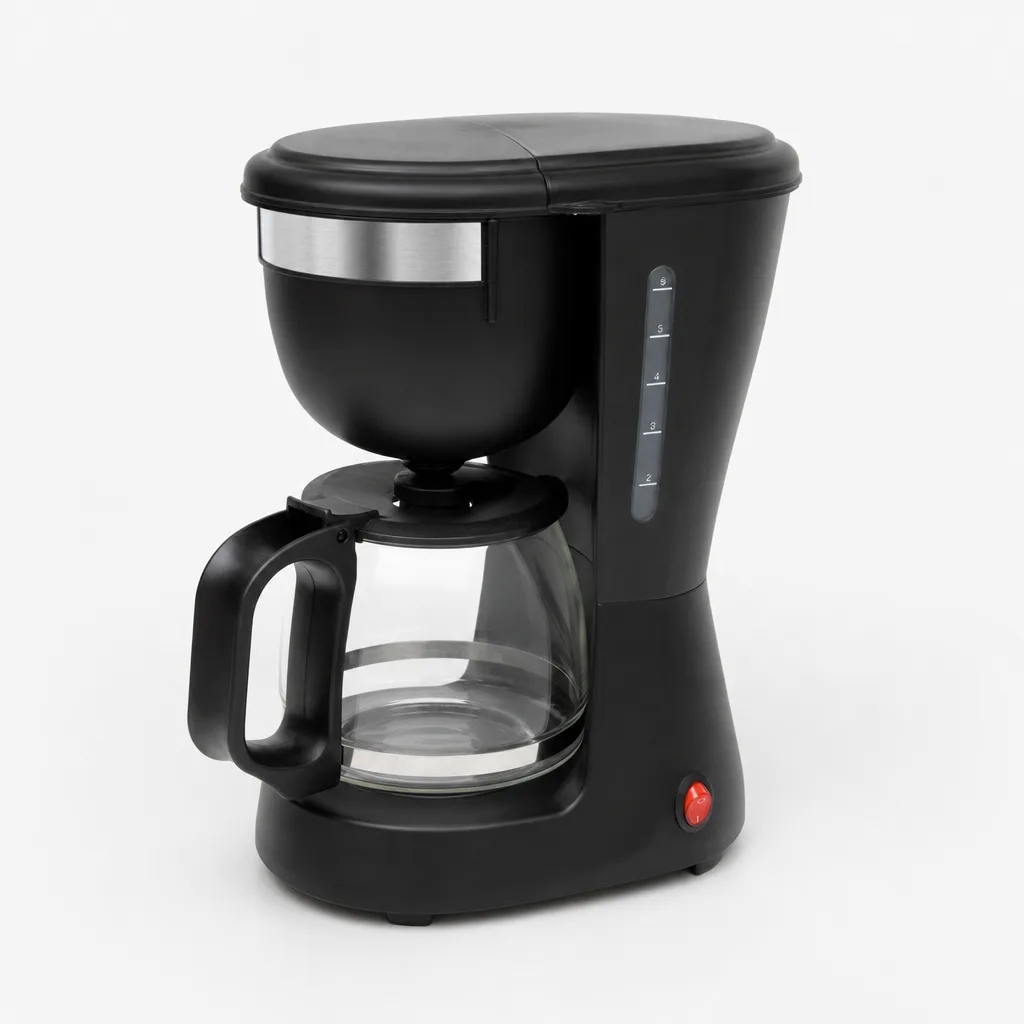Cafetera Eléctrica de Goteo Negra