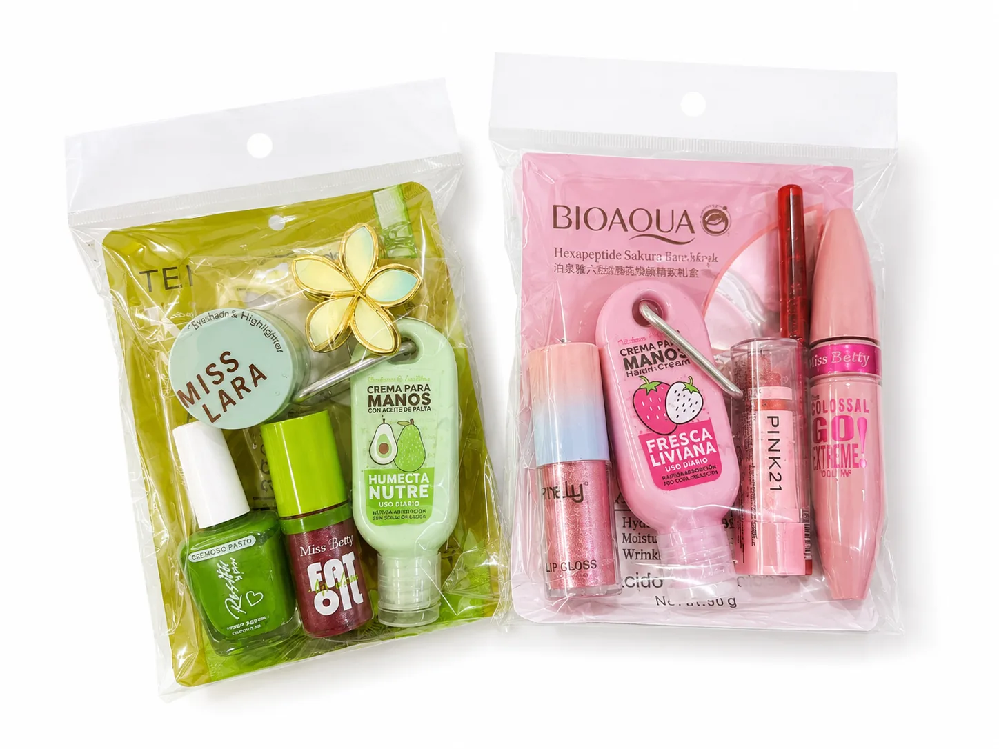 Set de maquillaje y accesorios Girl Club con paleta de sombras y labiales - foto 2